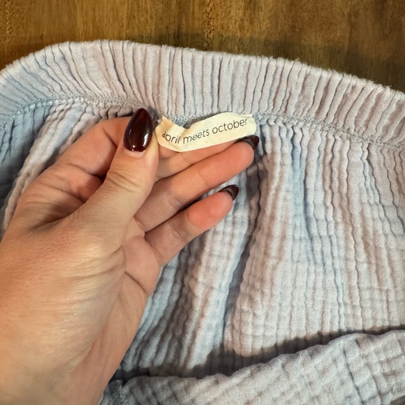 April Meets‎ October: August Pants Pale Blue (New Design) - Picture 7 of 12